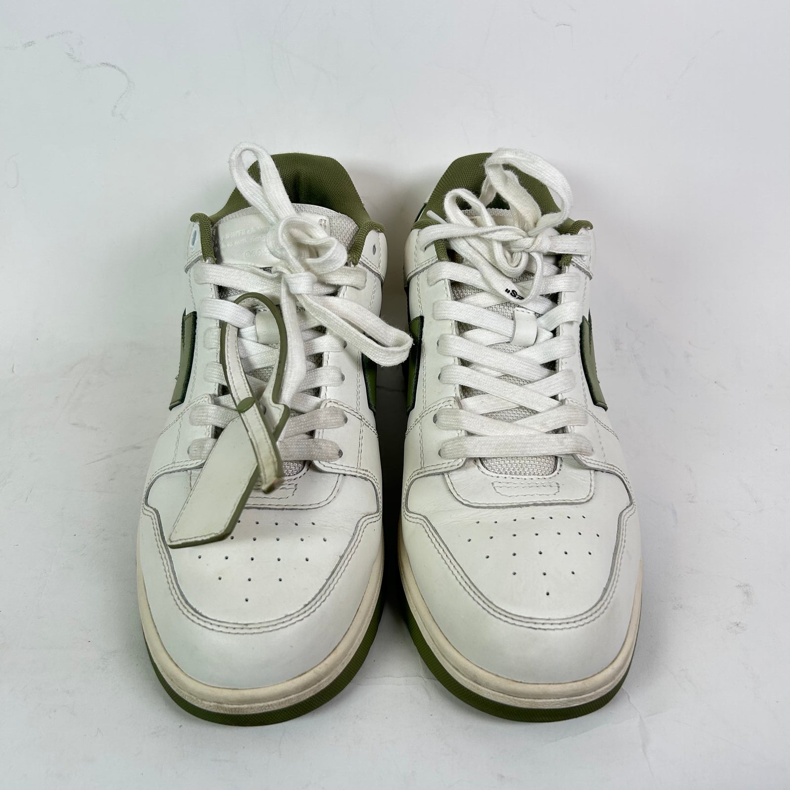 Off-White Olive Green Out Of Office Sneaker Size 43