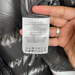 Moncler Black Maya Giubbotta Jacket Size 4