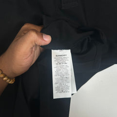 Burberry 'TB' Logo Black Shirt Size M
