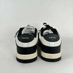 Amiri Black/White Skeleton Low Top Sneaker Size 42