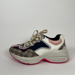 Gucci Multi Color GG Rhyton Sneaker Size 36