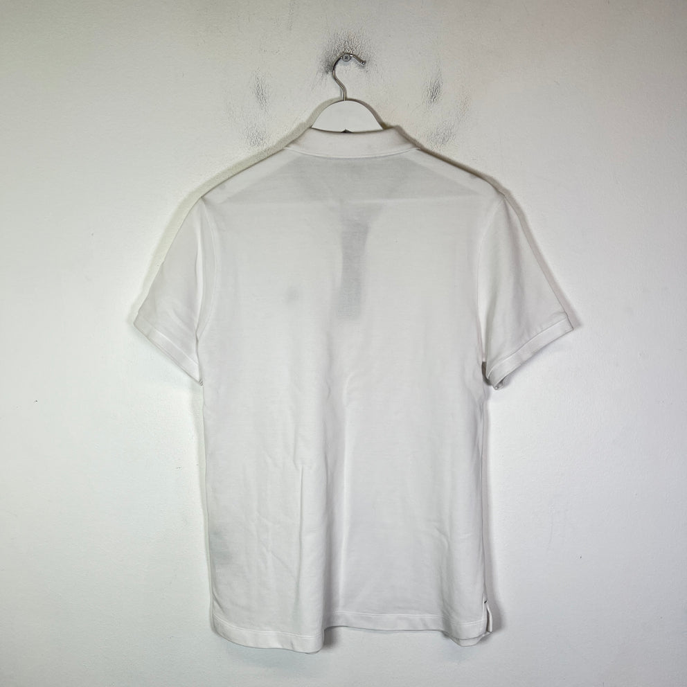 Burberry White Hatley Camo Polo Shirt