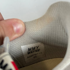 MMY Grey Brushed Suede Wayne Sneakers Size 42