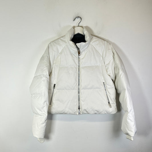 Burberry Women's Cropped Insulated Down Puffer Jacket Size S