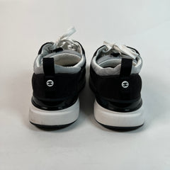 Chanel Dark Grey Suede Calfskin Sneaker Sz 43