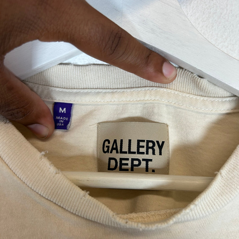Gallery Dept White Work In Progress T-Shirt