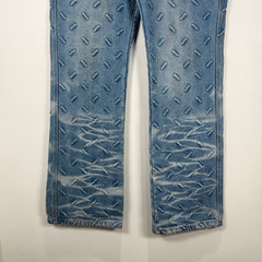 Who Decides War Blue 'Thread Plate' Denim Jeans Size 36