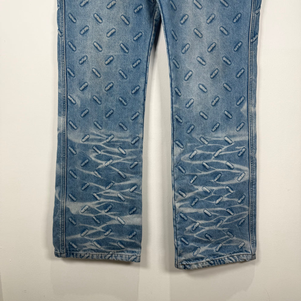 Who Decides War Blue 'Thread Plate' Denim Jeans Size 36