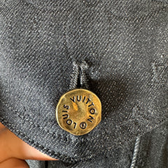 Louis Vuitton Hidden Monogram DNA Denim Jacket Size 50
