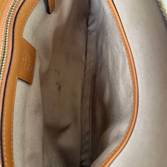 MCM Brown Visetos Crossbody Pouch