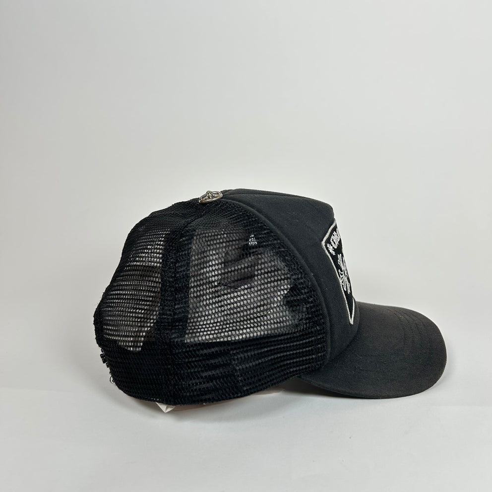 Chrome Hearts Black Las Vegas Trucker Hat
