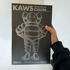KAWS Chum Black Vinyl Figure