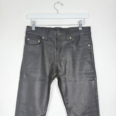 Saint Laurent Jeans Black Waxed D02 Size 27