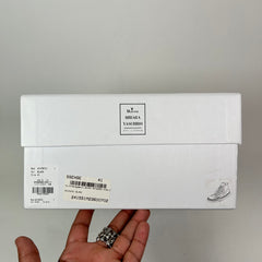 Maison Mihara Yasuhiro Black/White Peterson OG Sole Canvas High-Top Sneaker Size 41