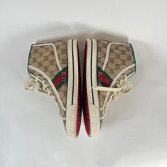 Gucci 77 Tennis High Tops Size 38