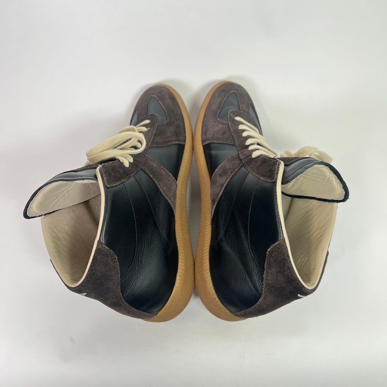 Maison Margiela Brown Replica Mid-Top Gats