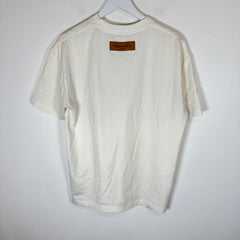 Louis Vuitton x Virgil Abloh White Graffiti Logo T-Shirt Size M