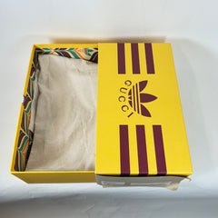 Gucci x Adidas Black/Yellow GG Monogram Gazelle Sneaker Size 13.5