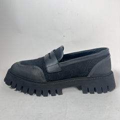 Gucci Black Maxi GG Jumbo Supreme Loafer Size GG 10.5