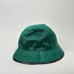 Gucci Green Off The Grid Bucket Hat Size S