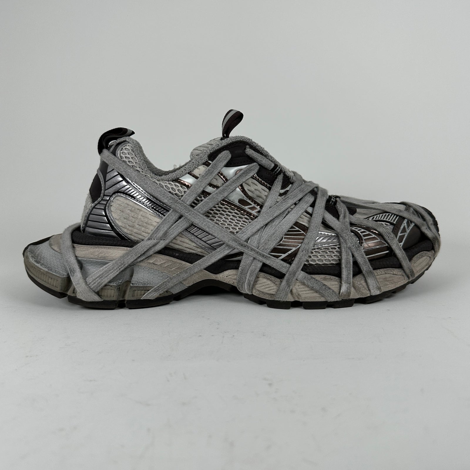 Balenciaga Grey 3XL Extreme Laces Sneaker Size 44