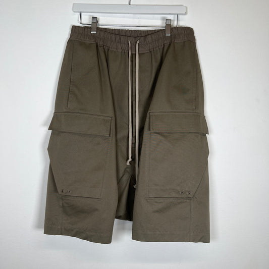 Rick Owens Cargo Pod Dust Shorts Size 50