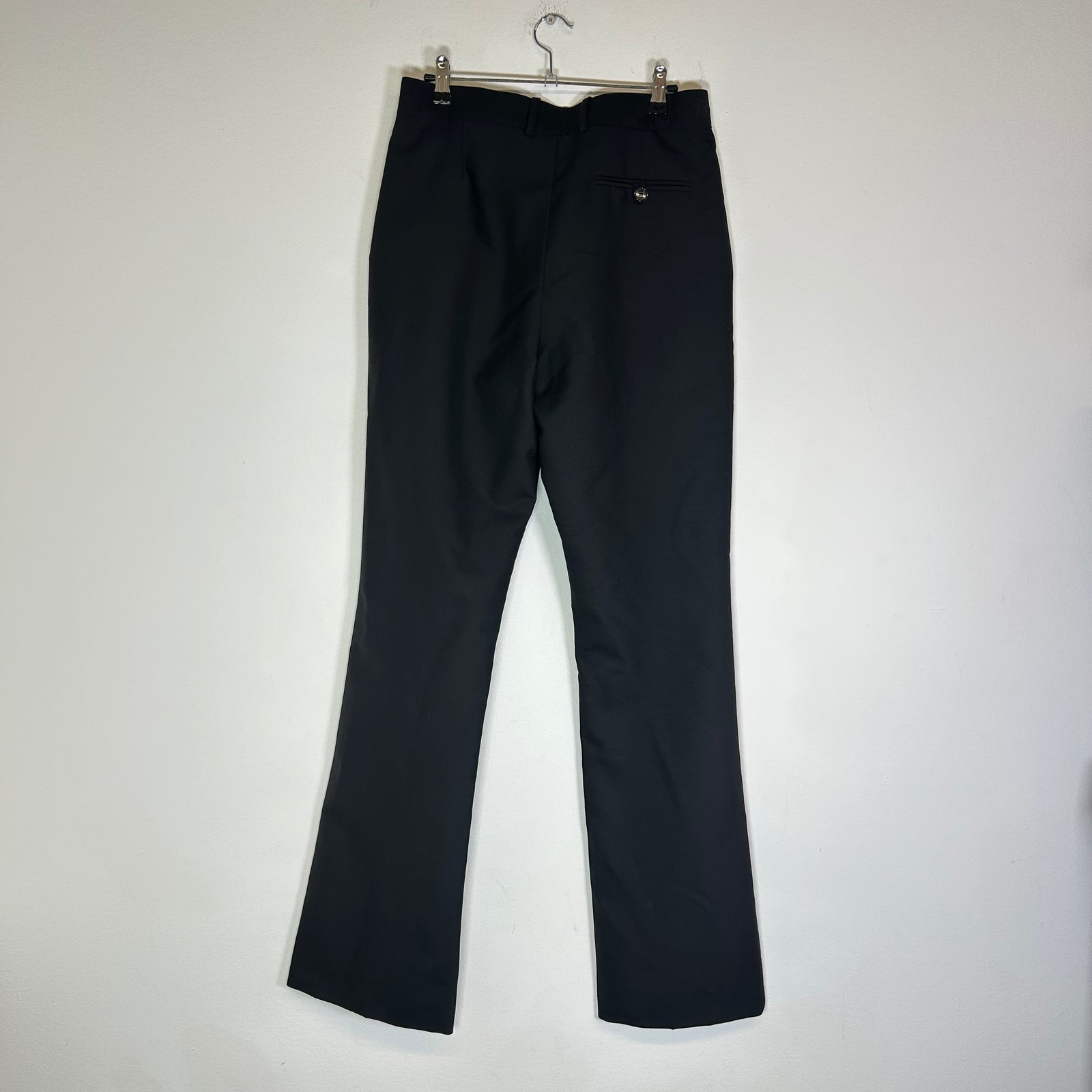 Loewe Black Wool Trousers Size 48