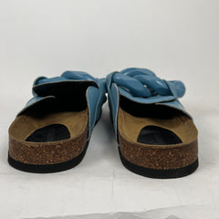 JW Anderson Blue Chain Leather Loafer Size 45