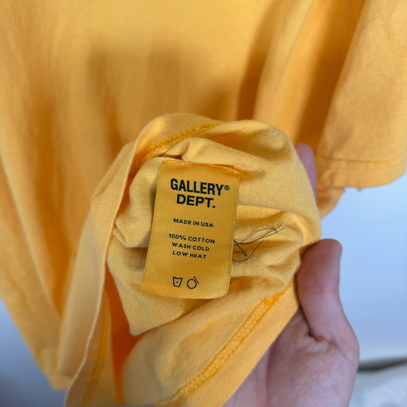 Gallery Dept Yellow Souvenir Tee Size XL