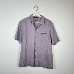 Ksubi Purple Viscose Resort Shirt Size M