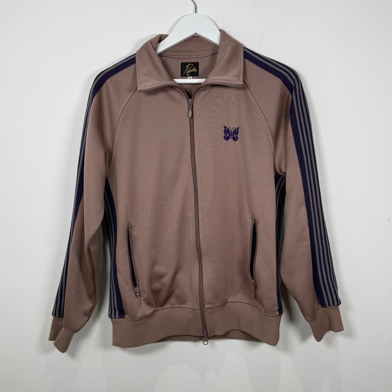 Needles Tan/Purple Track Jacket Size S