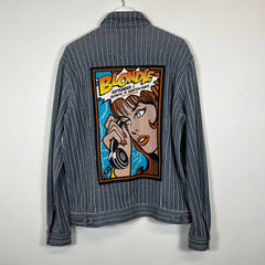 Hysteric Glamour Blondie Pin Striped Jacket Sz L