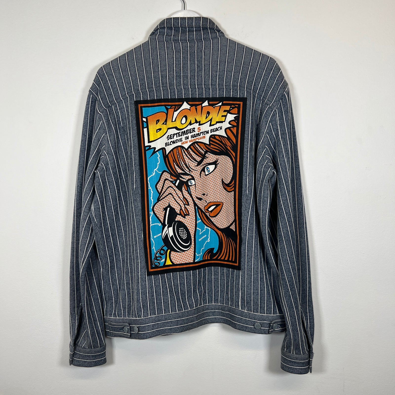 Hysteric Glamour Blondie Pin Striped Jacket Sz L