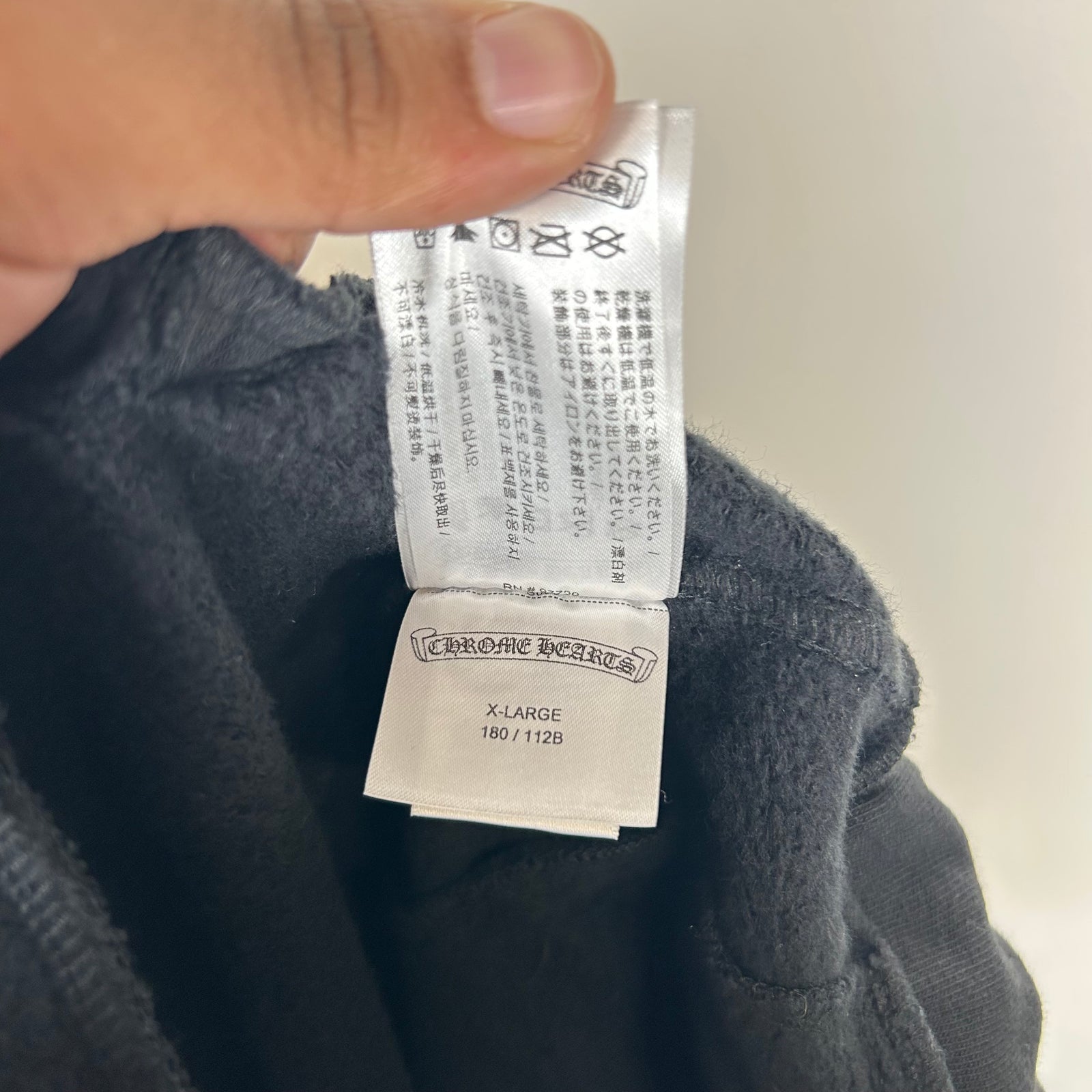 Chrome Hearts Black Logo Sweatpants Size XL