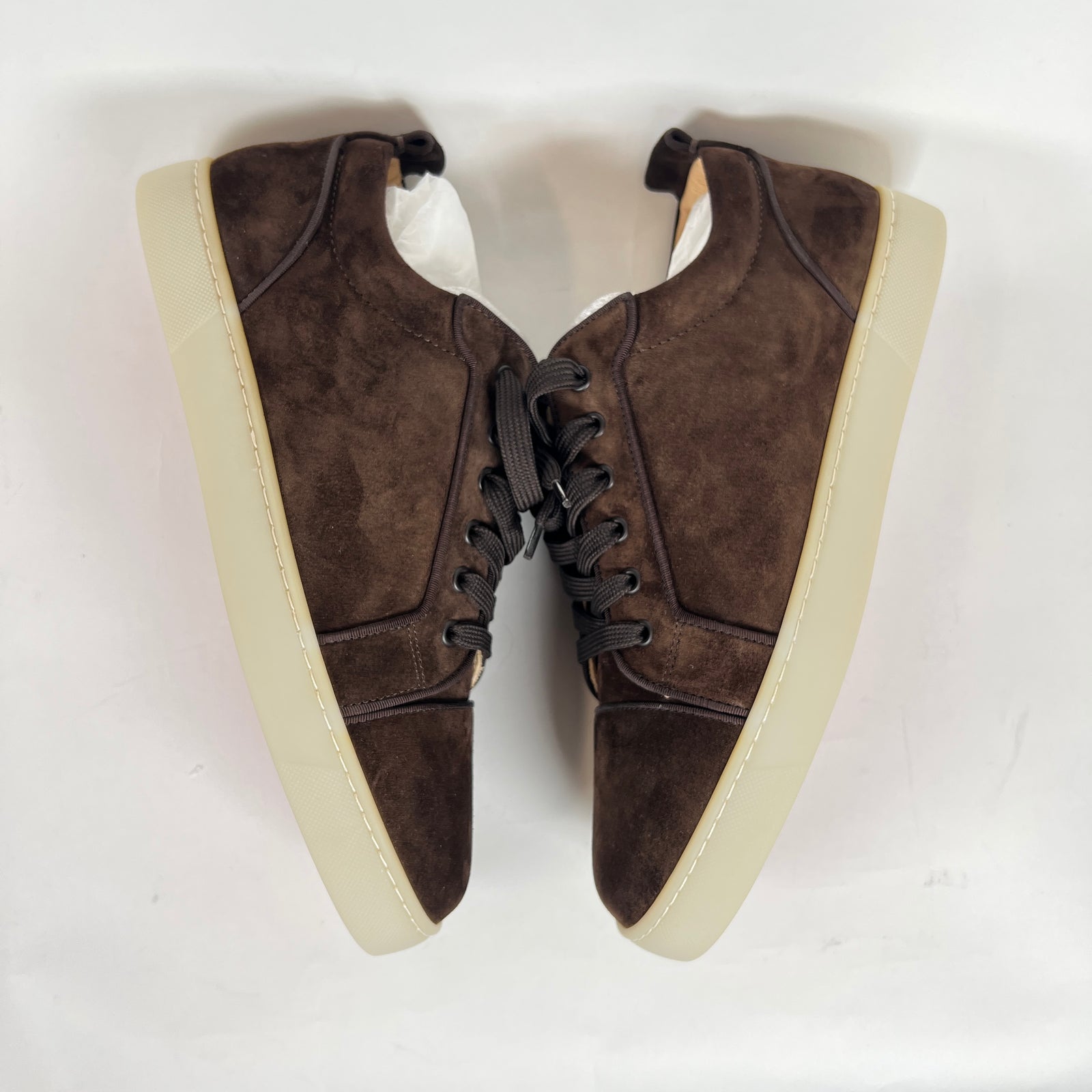 Christian Louboutin Brown Low Top Sneaker Size 10.5