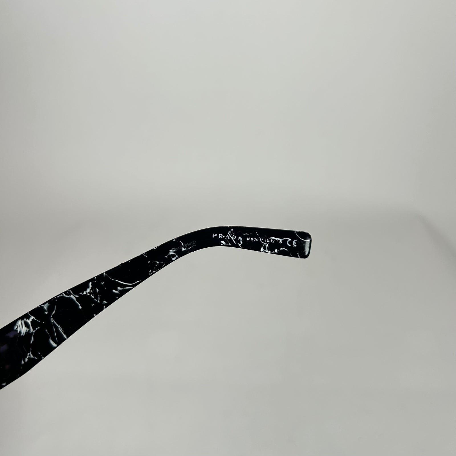Prada Black Marble Square Sunglasses