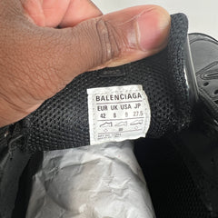 Balenciaga Black Patent Leather Triple S Sneaker Size 42