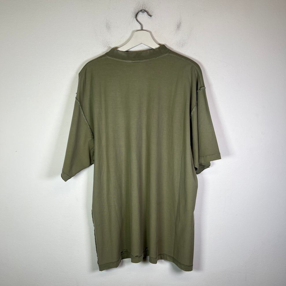 Balenciaga Inside Out Distressed Logo T-Shirt