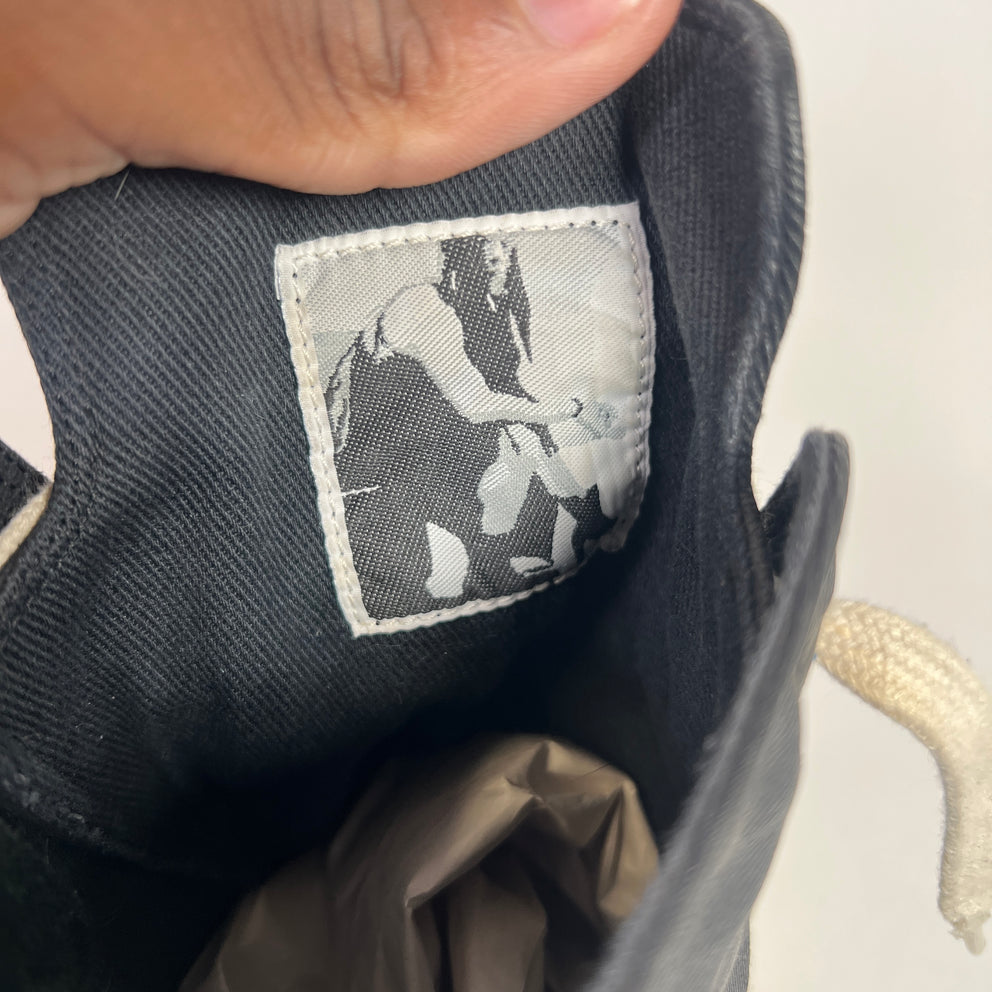 Rick Owens DRKSHDW Waxed High-Top Ramones