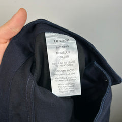 Raf Simons LSD XTC Drug Patch Navy Jeans Size 30
