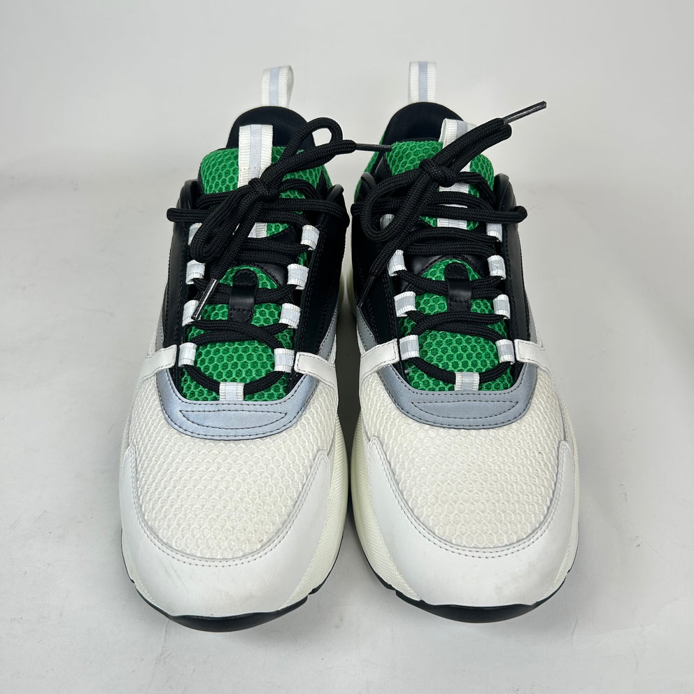 Dior B22 White/Green Sneaker Size 45
