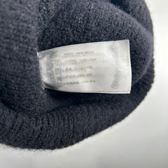 Chrome Hearts Black Scroll Logo Beanie