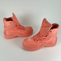Bottega Veneta Pink Nylon Hiking Boots Size 39
