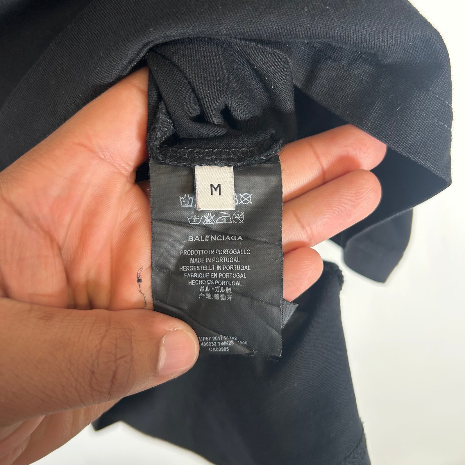 Balenciaga Black Campaign T-shirt Size M