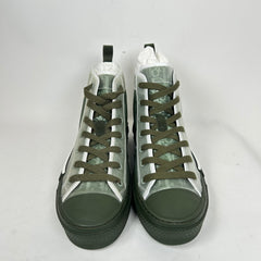 Dior B23 Green Oblique High Top Sneaker Size 41