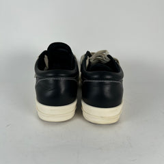 Rick Owens Black Milk Leather Vintage Sneaker Vans size 45