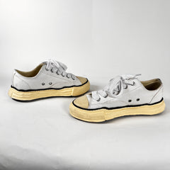 Maison Mihara MMY White/Beige Peterson Sneakers Size 42