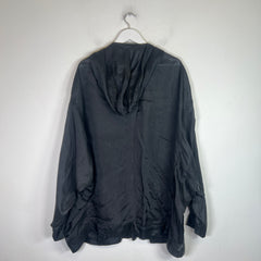 Rick Owens Black Nylon Hooded Peter Jacket Size XL
