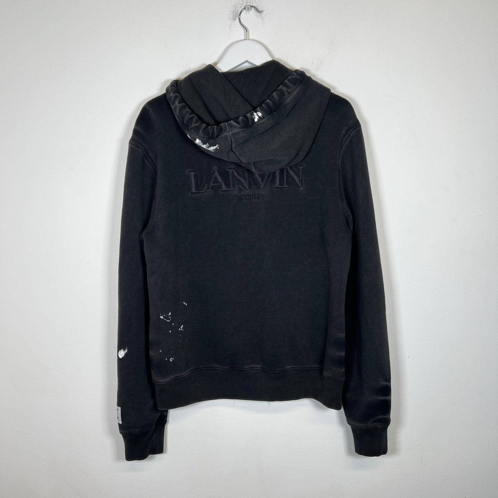 Gallery Dept x Lanvin Black Zip-Up Hoodie Size S
