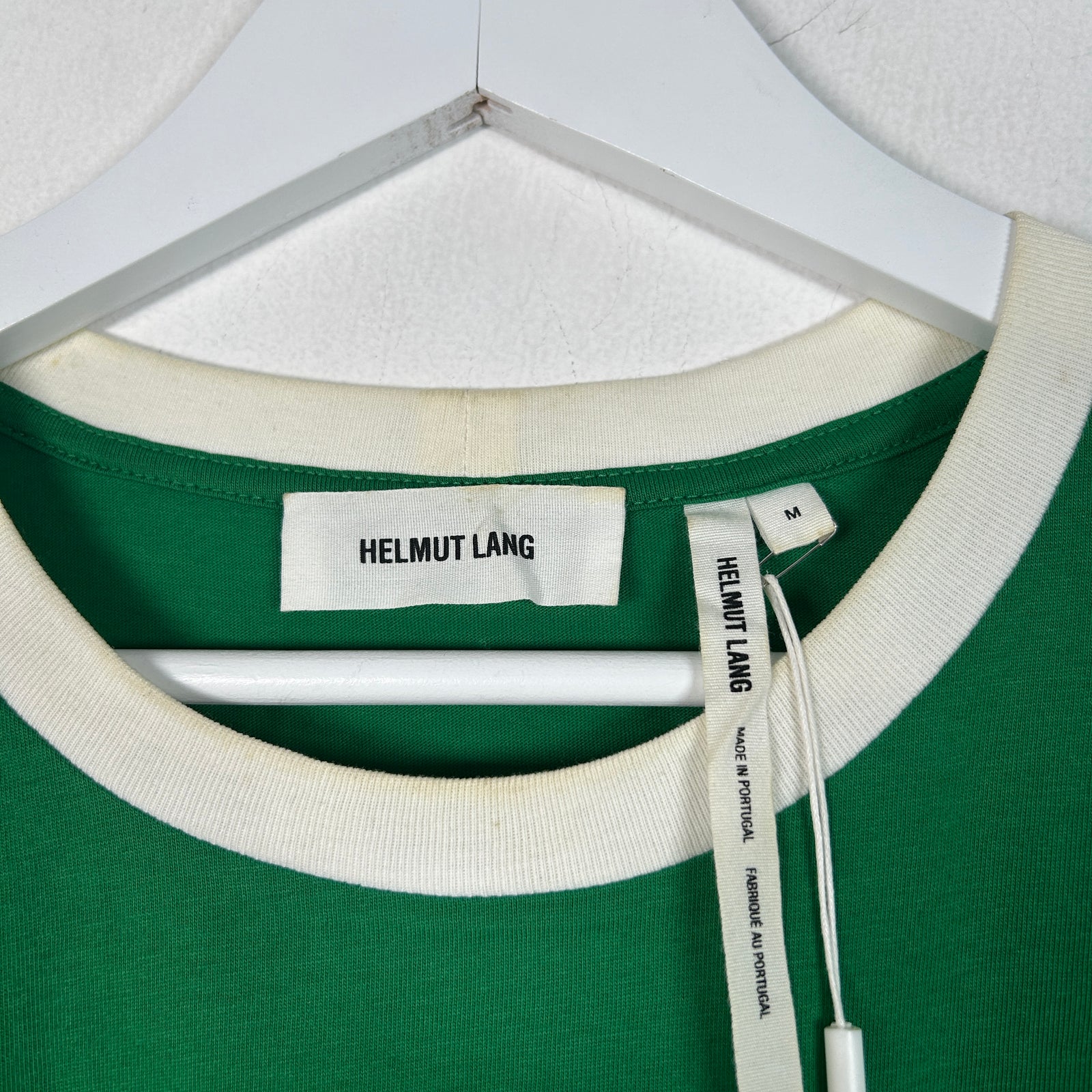 Helmut Lang 'Taxi' Green T-Shirt Size M